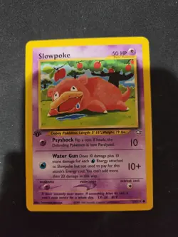 Pokemon TCG Neo Genesis 1st Edition Slowpoke 73/111 Card NM - Image 1