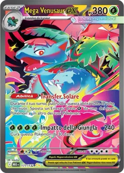 Pokemon Mega Venusaur EX Special Illustration Rare Holo 380 HP Me01 177/132 - Image 1