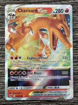 Lot Of 3 Rare Crown Zenith Pokemon Cards Mareep, Irida, & Charizard VStar - Image 3