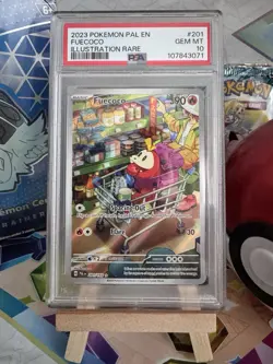 2023 Pokemon Paldea Evolved - Fuecoco Illustration Rare #201 - PSA 10 - GEM MINT - Image 1