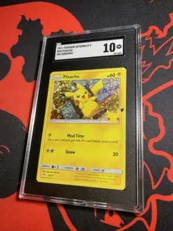 2021 Pokemon McDonald's 25th Anniversary #25 Pikachu Holo SGC 10 GEM MINT - Image 2