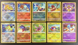 Radiant Pokemon collection lot of 10 Ultra Rare Holos No Duplicates - Image 2