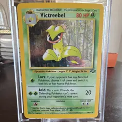 Pokemon Victreebel Jungle 14/64 Holo Rare Unlimited 80 HP Wizards Card - Image 1