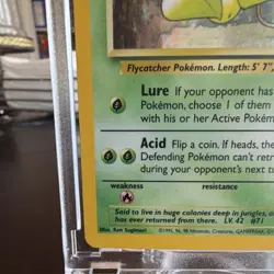 Pokemon Victreebel Jungle 14/64 Holo Rare Unlimited 80 HP Wizards Card - Image 5