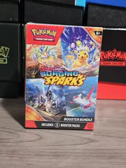 Pokemon TCG Surging Sparks Booster Bundle Sealed - Image 1