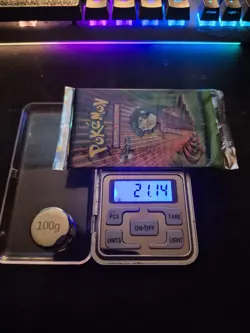 HEAVYU 21.14g Wizards of the Coast Pokemon Gym Challenge Booster Pack! 742818062244 - Image 1