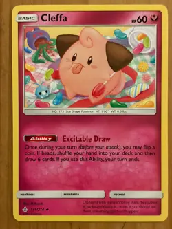Cleffa 131/214 Regular Uncommon LP - Unbroken Bonds 2019 - Pokemon TCG - Image 1