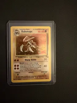 Pokemon TCG Fossil Kabutops Holo Rare - Image 1