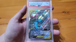 2019 POKEMON TCG SM BLACK STAR PROMO #SM167 FULL ART/CELEBI & VENUSAUR GX PSA 9 - Image 1