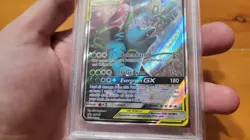 2019 POKEMON TCG SM BLACK STAR PROMO #SM167 FULL ART/CELEBI & VENUSAUR GX PSA 9 - Image 2