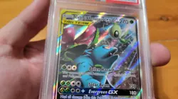 2019 POKEMON TCG SM BLACK STAR PROMO #SM167 FULL ART/CELEBI & VENUSAUR GX PSA 9 - Image 3