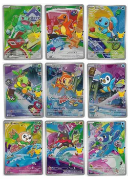 Pokemon TCG First Partner Illustration Collection Series 1 Full Set Starters - Image 1