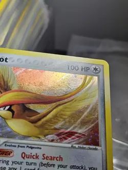 Pokemon EX FireRed LeafGreen Pidgeot Holo Rare SWIRL 10/112 EXCELLENT - Image 5
