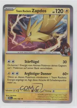 Team Rocket's Zapdos German Pokemon Destined Rivals (DRI) #070 - Image 1