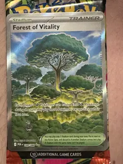 Forest of Vitality 109/088 Full Art Ultra Rare Pokemon TCG Perfect Order NM - Image 1