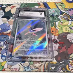 Pokemon TCG Cresselia 071/064 Sv6a Night Wanderer Art Rare Holo Japanese CGC 8 - Image 1