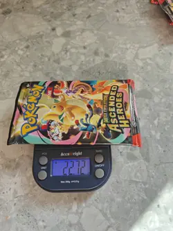 HEAVY! 22.72g Pokemon TCG Ascended Heroes Booster Pack (SEALED) god packU - Image 1