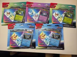 Pokemon TCG Prismatic Evolutions Tech Sticker Collection Set Lot Of 15 Sealed - Image 1