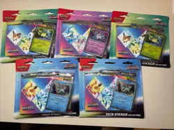 Pokemon TCG Prismatic Evolutions Tech Sticker Collection Set Lot Of 15 Sealed - Image 2
