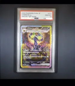 Pokemon Umbreon ex Special Art Rare Holo Sv8a Terastal Fest Ex 217/187 PSA 10 JP - Image 1