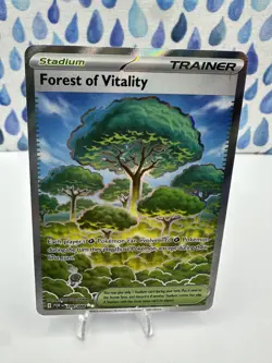 Pokemon TCG Forest of Vitality 109/088 Full Art Stadium Trainer Perfect Order - Image 1