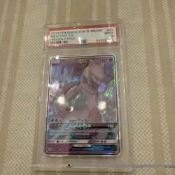 2019 POKEMON SUN & MOON HIDDEN FATES MEWTWO GX #31 PSA 9 MINT - Image 1