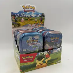 Pokemon TCG Ascended Heroes - Mini Tins - Display Case In Hand - Image 1