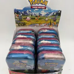 Pokemon TCG Ascended Heroes - Mini Tins - Display Case In Hand - Image 3