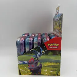 Pokemon TCG Ascended Heroes - Mini Tins - Display Case In Hand - Image 4