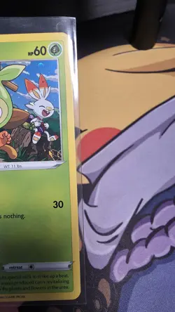 Pokemon - Grookey SWSH070 Promo Cosmos Holo NM HD SWIRL - Image 4