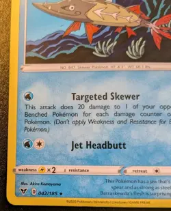 Barraskewda 042/185 Rare Sword & Shield: Vivid Voltage Pokemon TCG - Image 4