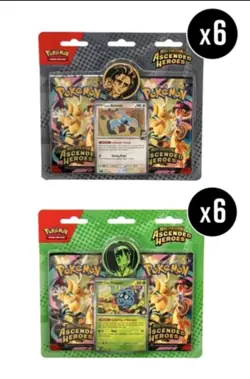 Pokemon TCG Ascended Heroes 2-Pack Blisters Display Case (x12) Komala & Tangela - Image 3