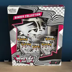 Pokemon TCG S&V White Flare Binder Collection Brand New And Factory Sealed - Image 1