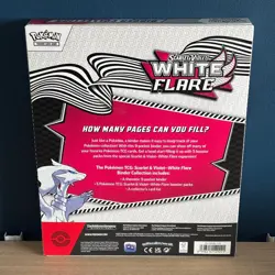 Pokemon TCG S&V White Flare Binder Collection Brand New And Factory Sealed - Image 3