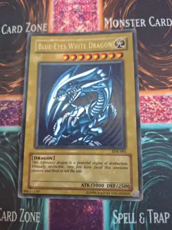 Yugioh Blue-Eyes White Dragon SDK-001 Ultra Rare Unlimited Moderately Played c3/ - Image 1