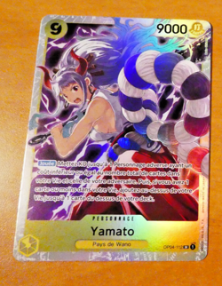 ONE PIECE CARD RARE HOLO GAME CARTE FRANCAISE OP04-112 YAMATO SR FR MINT - Image 1
