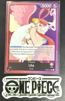 One Piece OP06-001 L Uta - ENG - Regular - TCG - NM/M - Image 1