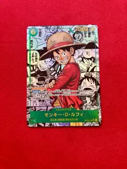 One Piece OP13-118 Monkey D. Luffy Manga Rare SEC Parallel OP13 Japanese NM/Mint - Image 3