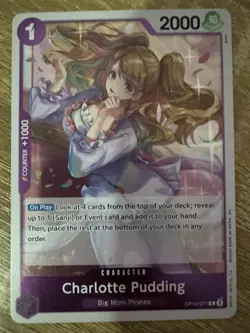 4 x One Piece TCG OP12-071 Rare (R) Charlotte Pudding NM English (Playset) - Image 2