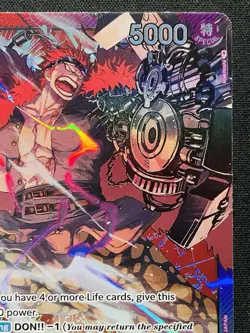 CARD ONE PIECE TCG - Eustass Captain kid LEADER ALTERNATE ART NEAR MINT English - Image 3