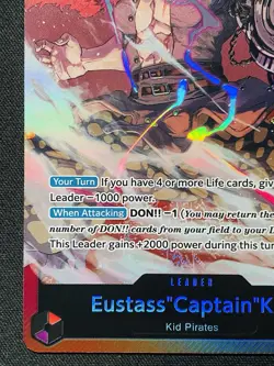 CARD ONE PIECE TCG - Eustass Captain kid LEADER ALTERNATE ART NEAR MINT English - Image 5