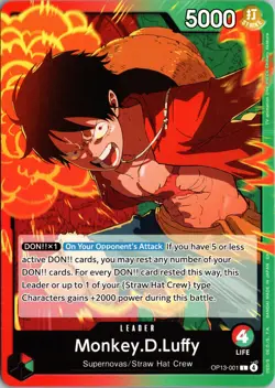 ONE PIECE - OP13 CARRYING ON HIS WILL - C / UC / R / L SINGLE CARDS ENG - NEW - Image 2