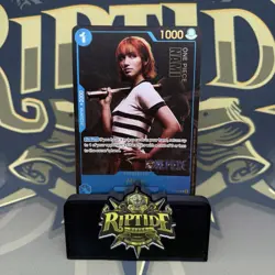One Piece Card Game TCG Nami P-053 Premium Live Action Collection - Image 1