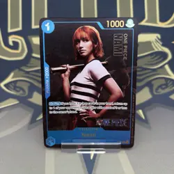 One Piece Card Game TCG Nami P-053 Premium Live Action Collection - Image 2