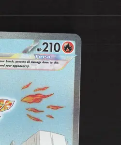 Eiscue ex 222/197 Obsidian Flames Full Art Ultra Rare Holo Pokemon Card NM - Image 4