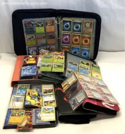 Pokemon Card Collection Lot in Binders Mixed Eras WOTC to Modern See Photos - Image 1