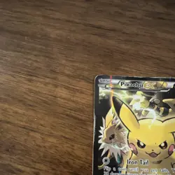 Pikachu EX (Full Art) XY124 XY Promo Holo Pokemon TCG Card Stock Basic Electric - Image 3