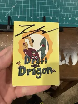 Draft A Dragon Card Game, Kickstarter, 2020, Signed Box, Rare, CCG, Complete - Image 1