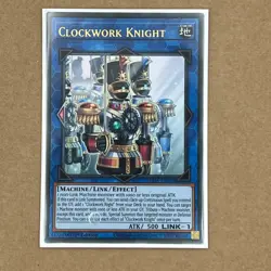 Clockwork Knight SUDA-EN050 1st Ed Yu-Gi-Oh Link Card Combined Postage - Image 1