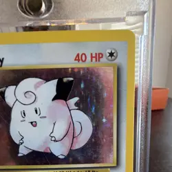 Pokemon Clefairy Base Set 005/102 Holo Rare 40 HP 1999 Wizards Card - Image 3